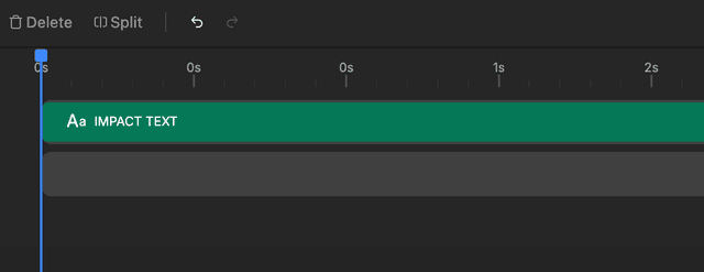 Simple video editor interface